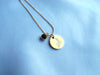 Birth Flower Necklace with Birthstone Dainty Jewelry- New Jersey