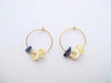 Load image into Gallery viewer, Stone hoops -New Dehli