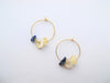Load image into Gallery viewer, Stone hoops -New Dehli