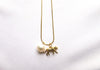 14K Gold Leopard with natural pearl necklace – Sucre