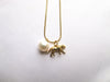 14K Gold Leopard with natural pearl necklace – Sucre