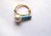 Pearl with turquoise ring – Brussel