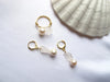 Pearl with stone ring and earrings set – Kraków