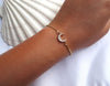 14K Gold Moon Zircon Bracelet – Seychelles