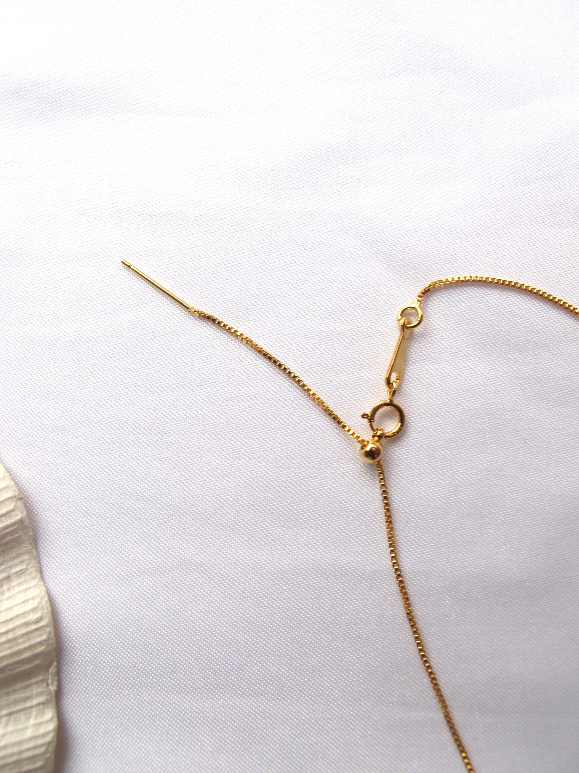 14K Gold Filled Adjustable Zircon Necklace – Revelstoke