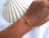 14K Gold Zircon Circle necklace & bracelet set – Turks and Caicos