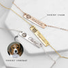 Load image into Gallery viewer, Pet Portrait Jewelry • Engraved Pet Photo Necklace • Pet Necklace