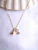 14K Gold Custom Initial Letter Necklace For Women Letters Pendant Handmade Personalized Jewelry