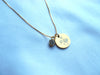 Load image into Gallery viewer, Birth Flower Necklace with Birthstone Dainty Jewelry- New Jersey