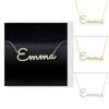 Personalized Name Necklace Iced Out Zircon Necklaces Customized Necklace Name Jewelry Women Birthday Gift