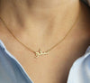 14k Gold Arabic Name Necklace-Personalized Necklace-Arabic Jewelry