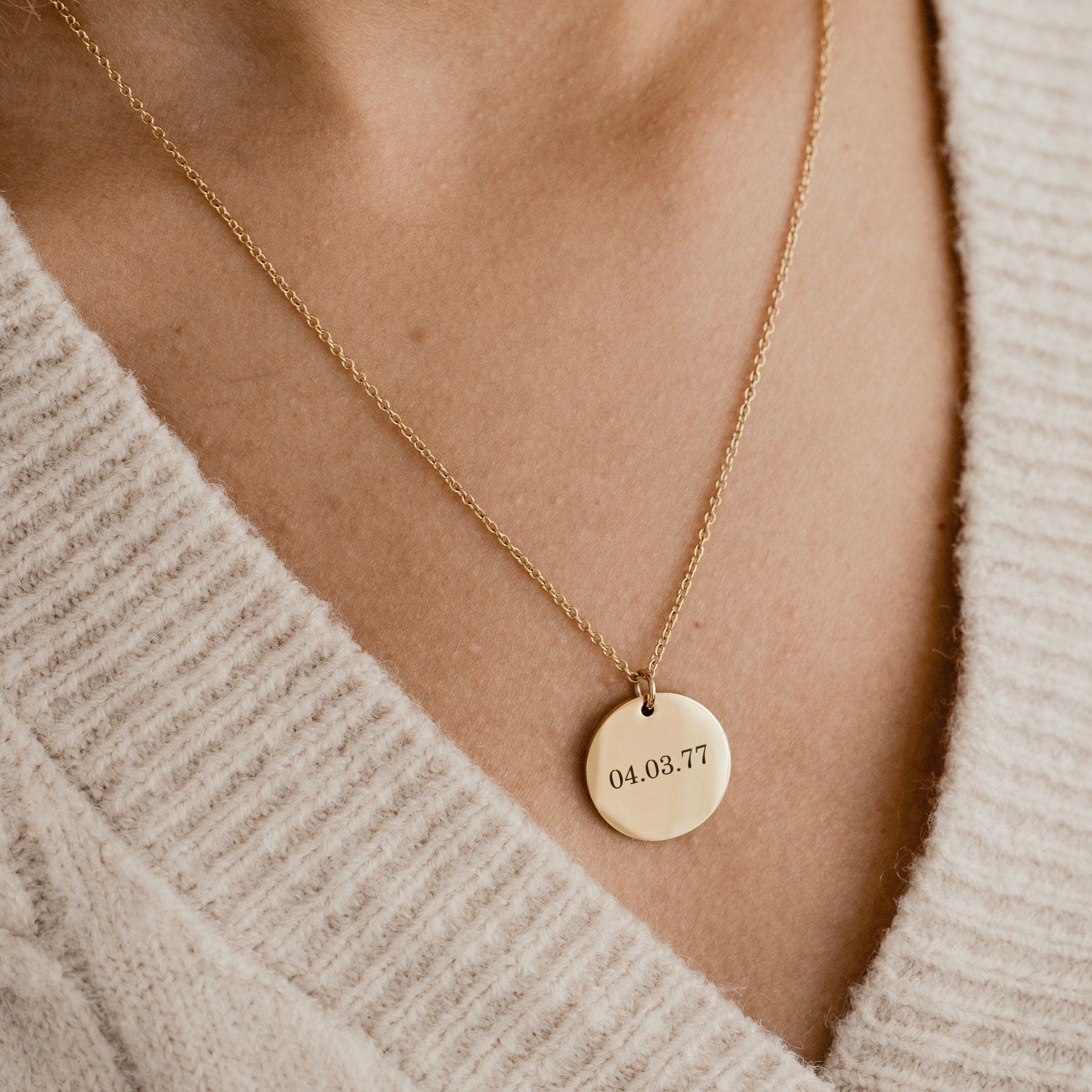 Personalized Engraved Name Necklace Gifts For Mom Custom Family Jewelry - San Diego