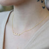 14k Gold Arabic Name Necklace-Personalized Necklace-Arabic Jewelry
